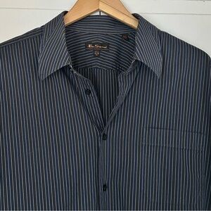 Ben Sherman Men’s Size XL Long Sleeve Vintage Striped Button Down Shirt